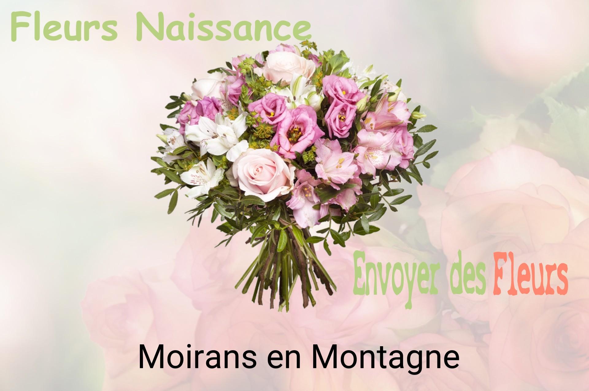Bouquet de fleurs de naissance livré à Moirans-en-Montagne
